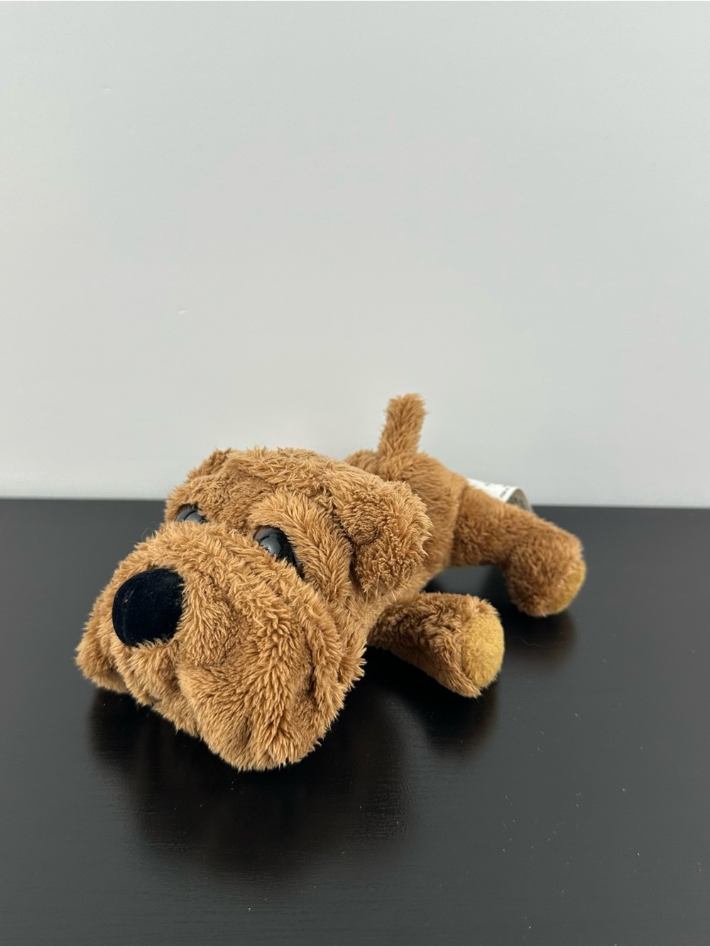 Russ Berrie Puddie Brown Bulldog Puppy Dog 6" Lil’ Peepers Plush Stuffed Animal